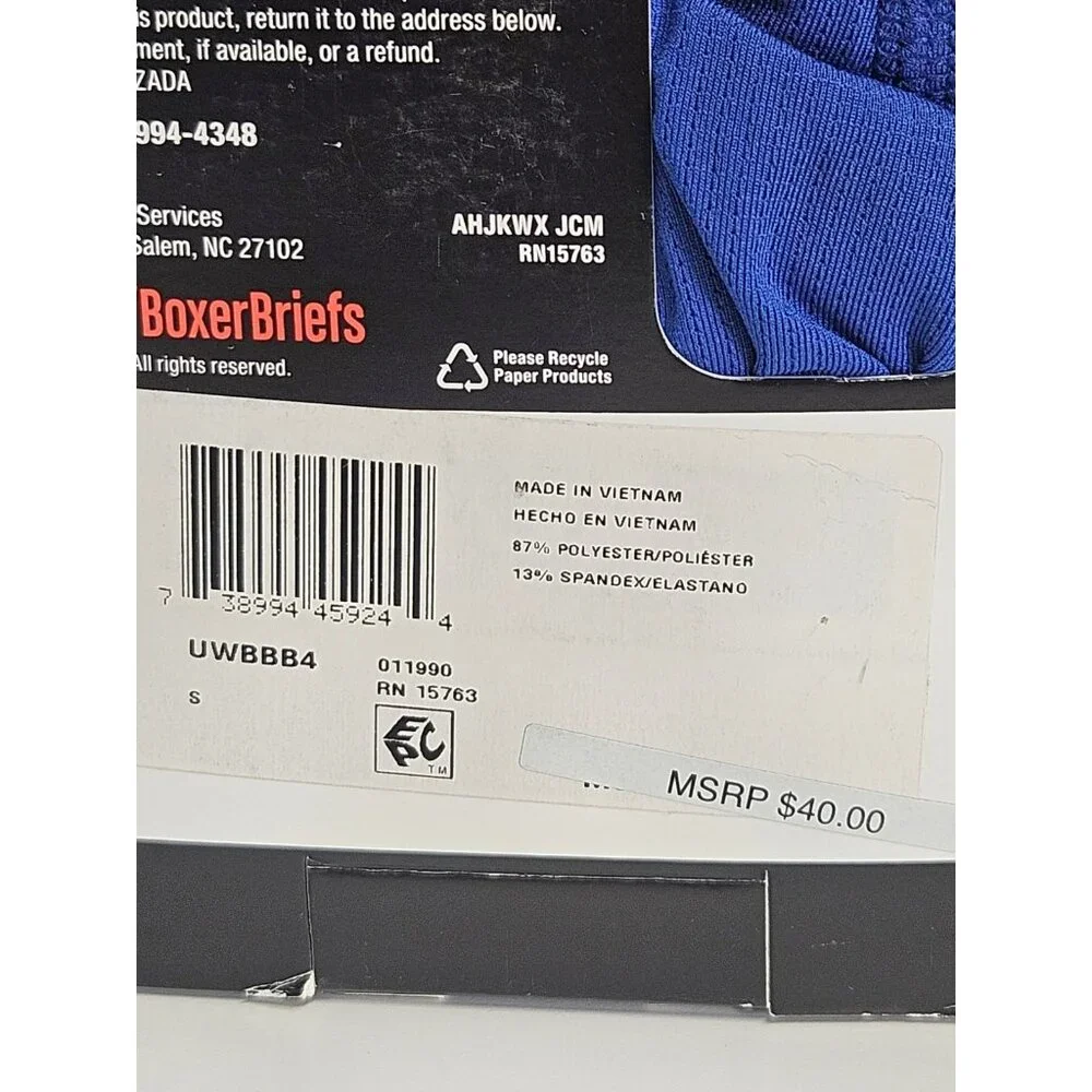 Hanes 4-Pack Boxers S 28-30 Ultimate Men' Comfort Flex Fit Ultra Soft Black/Grey